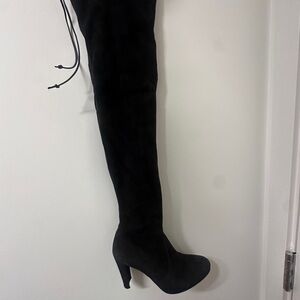 Stuart Weitzman Highland Black Over-the-Knee Boots